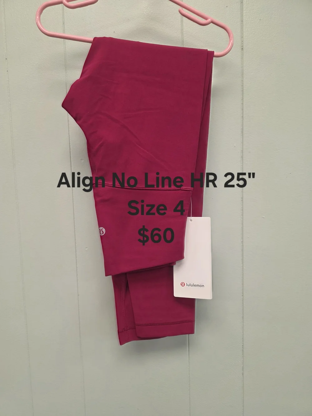 lululemon athletica Women's Align No Line Leggings - Raspberry Pink